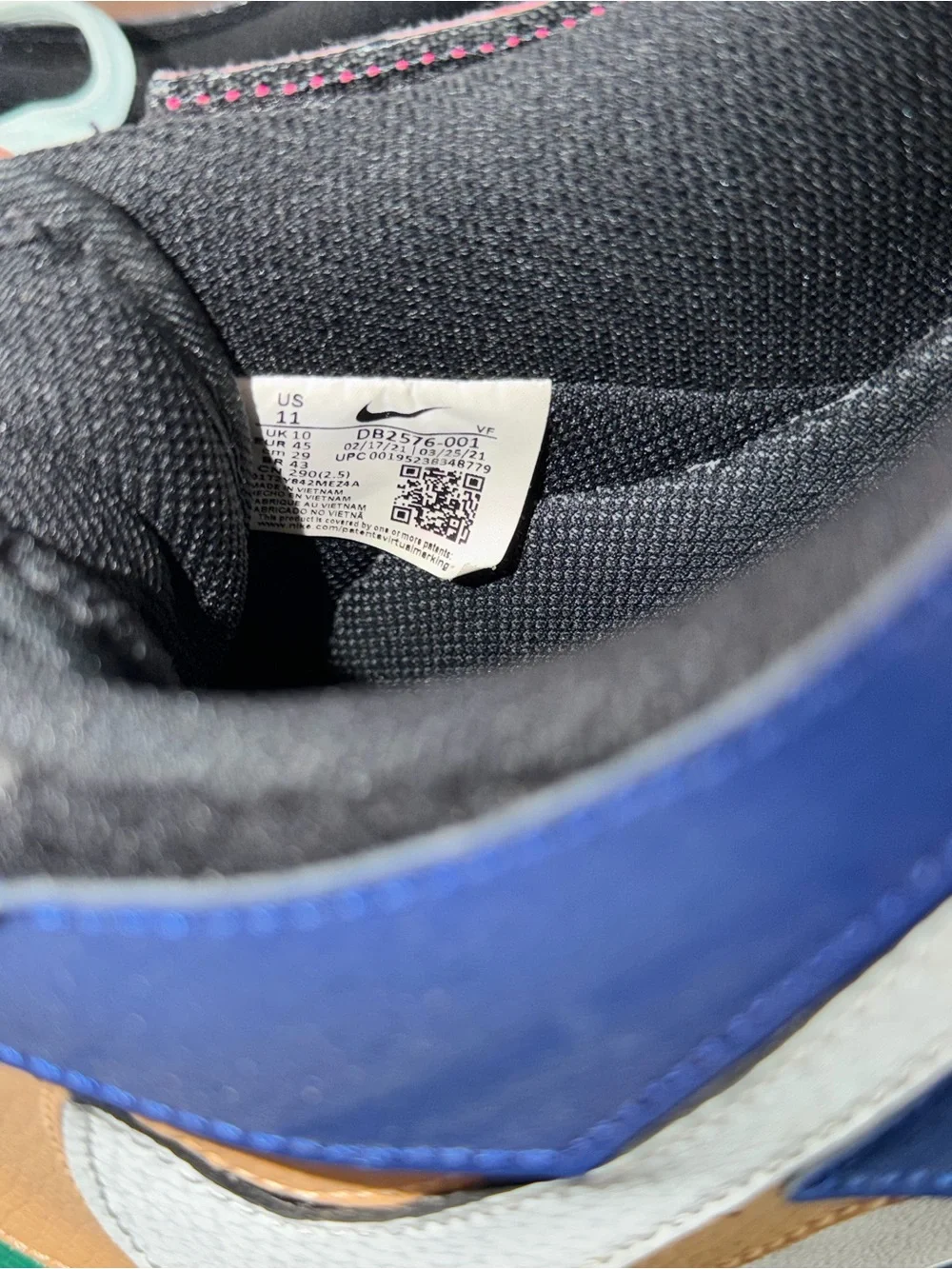 Nike Air Force 1/1 'Black Multi-Color